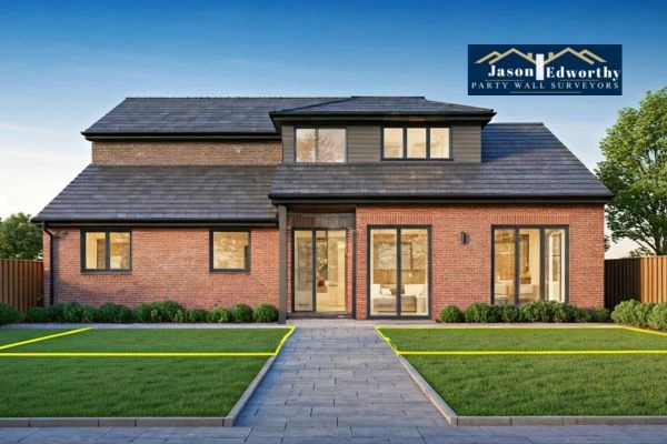 Home extension focusing on boundary line Melksham